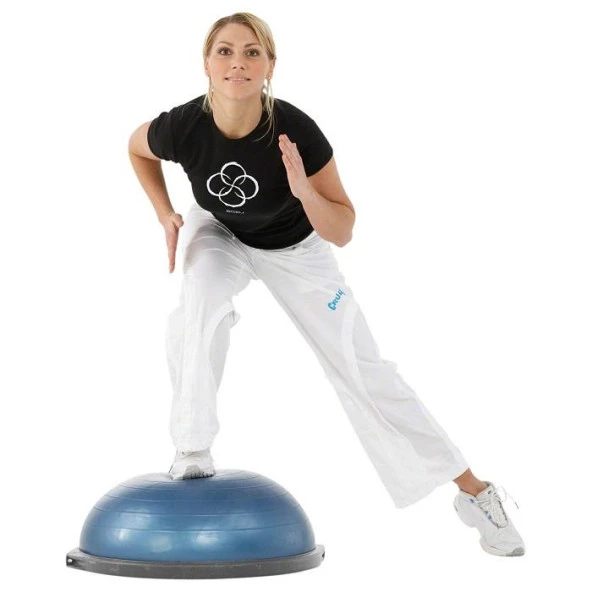 Bosu Ball Denge Topu 58 cm Mavi Renk - Resim 3
