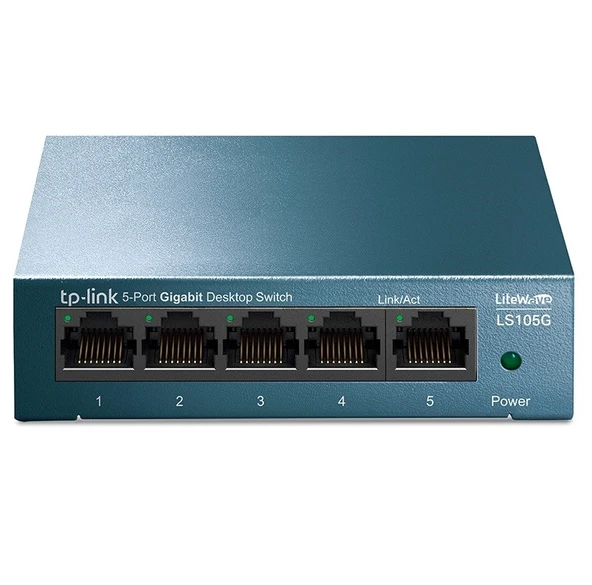 Tp-Link LS105G 5 Port Gigabit Masaüstü Ethernet Switch ürün görseli 1