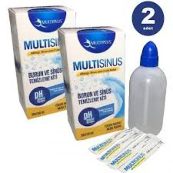 Multi Sinüs Rinse Burun Ve Sinüs Temizleme Kiti X 2 Adet ürün görseli 1