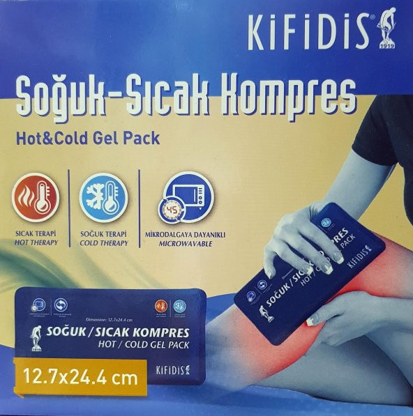 Kifidis Soğuk-Sıcak Jel Kompres 12.7X24.4Cm Termojel ürün görseli 1