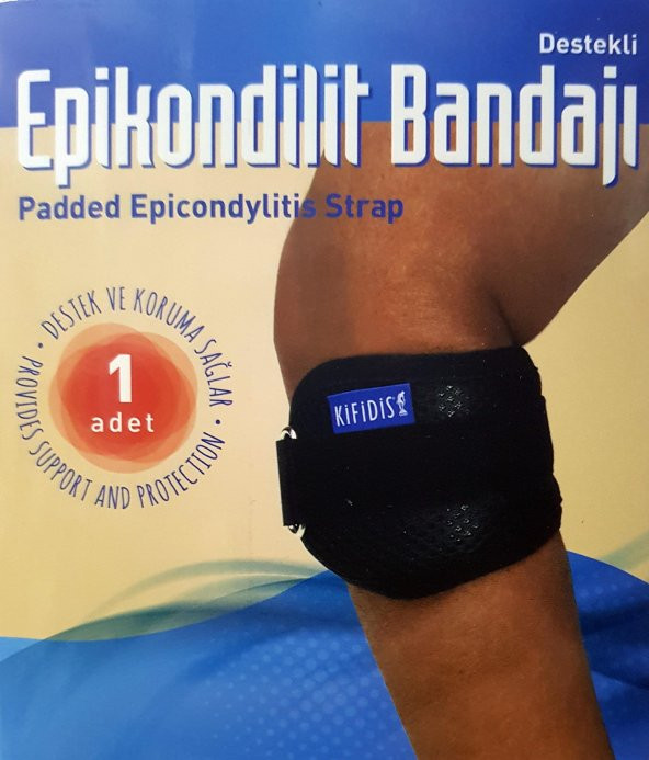 Kifidis Destekli Epikondilit Bandajı Tenisçi Dirsekliği ürün görseli 1