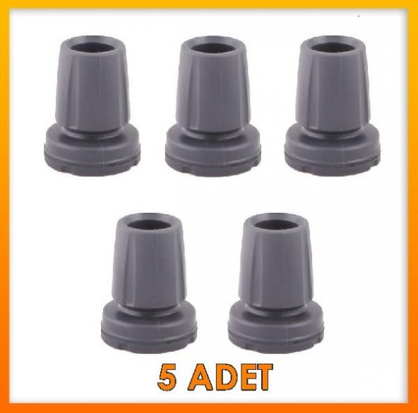 Herdegen Kanedyen Baston İçin Lastik Ucu (5 Adet) 19 - 44 MM ürün görseli 1