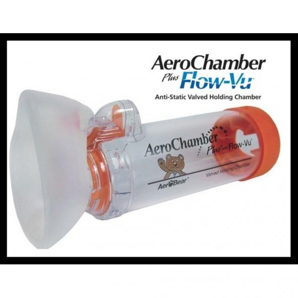 Aerochamber Turuncu 0-18 Aylık Bebek İnhalatör ürün görseli 1