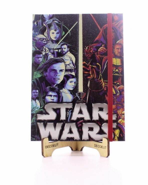 Lastikli Çizgisiz Sert Kapak Star Wars Defter ürün görseli 1