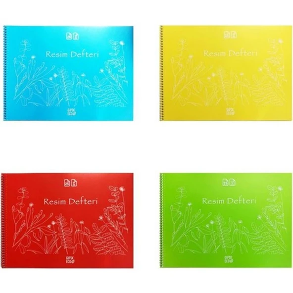 Gıpta Resim Defteri Eco Plastik Spiralli 23x35 25 Yp ürün görseli 1