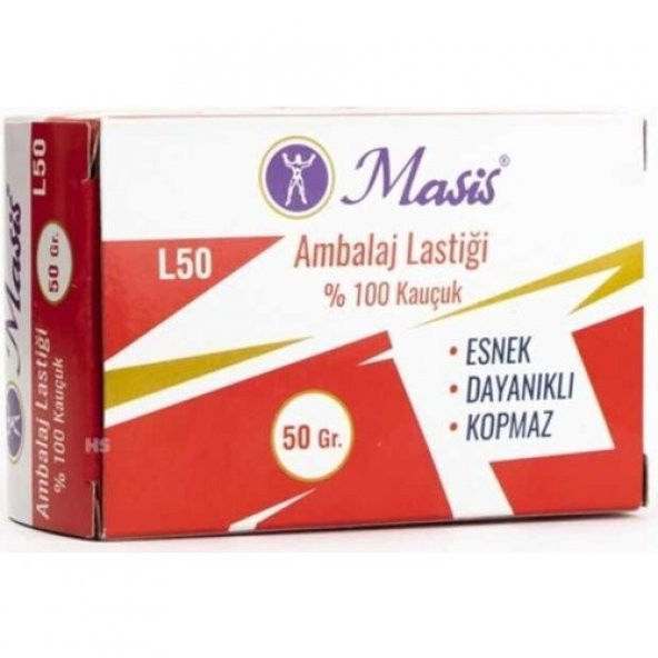 masis ambalaj lastiği  100 kauçuk 50 gr. ürün görseli 1
