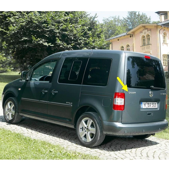 VW Caddy 2004-2010 Arka Bagaj Kapağı Caddy Model Yazısı 2K0853687 ürün görseli 1