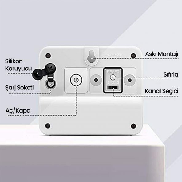 ThermoPro TX-4B İlave Dış Sensör (TP63B, TP67B, TP68B için) - Resim 4