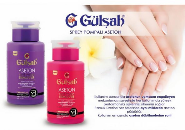 ASETON GÜLŞAH POMPALI 175ML ürün görseli 1
