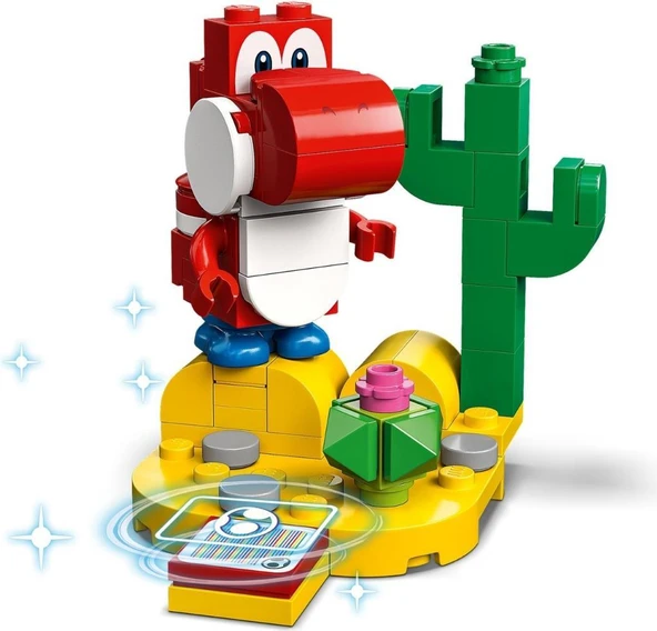 LEGO Super Mario 71410 Character Pack - Series 5 : 1.Red Yoshi ürün görseli 1