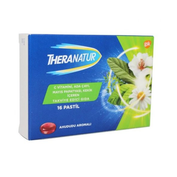 Theranatur Ahududu Aromalı Pastil 16 Adet ürün görseli 1