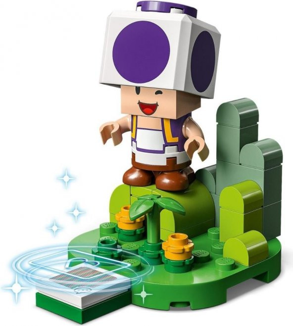 LEGO Super Mario 71410 Character Pack - Series 5 : 3.Purple Toad ürün görseli 1