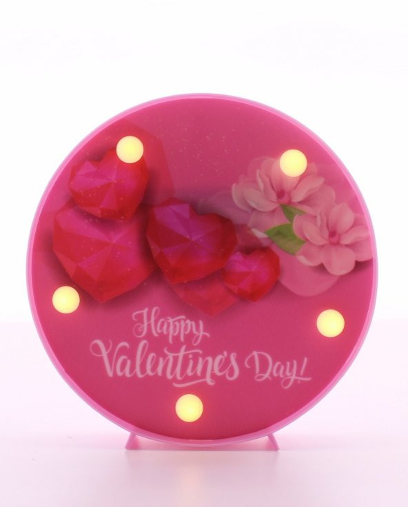 Dekoratif  3D Led Lamba Valentines Day Led Lamba ürün görseli 1