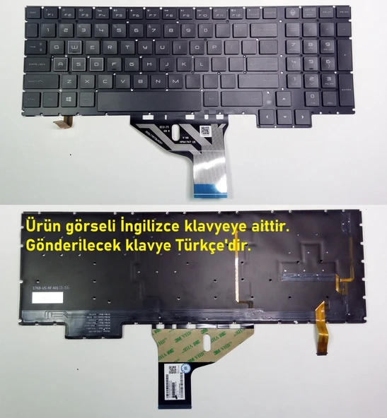 Hp Omen 1WQ61EA Klavye Işıklı V2 (RGB) ürün görseli 1