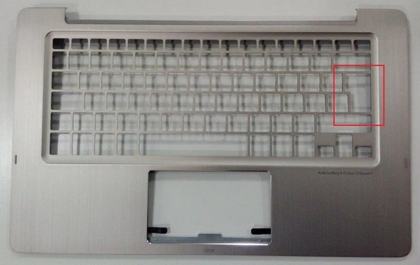 Asus Transformer Book TX300Ca Notebook Üst Kasa - Silver ürün görseli 1