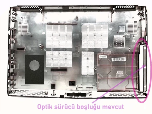 MSI PE60 2QE Alt Kasa ürün görseli 1