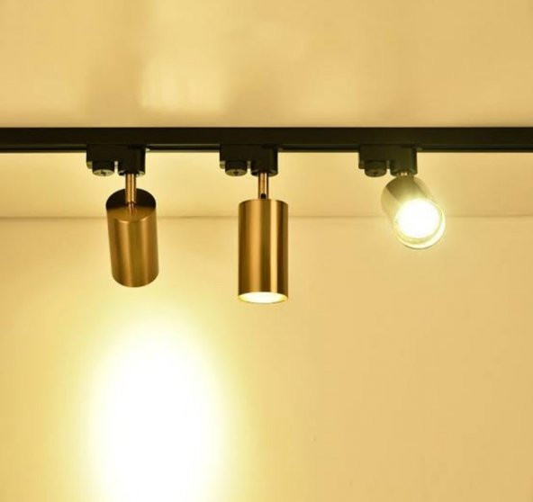 mylights  üçlü ray spot eskitme  başlıklı  led spot  gün ışığı led ampul fiyata dahilidir ürün görseli 1