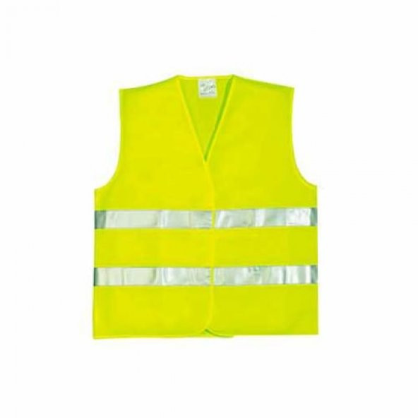 MOTOSİKLET BİSİKLET FOSFORLU YELEK REKLEFTİF XL SARI ürün görseli 1