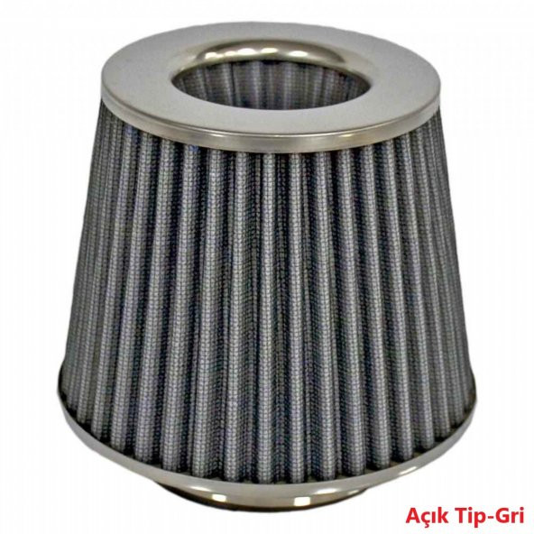 Carub Performans ve Ses Arttırıcı Açık Hava Filtresi +6 Hp Açık Tip Gri Aparatlı Üniversal ürün görseli 1
