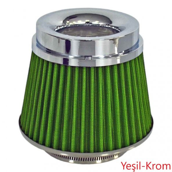Carub Ses ve Performans Arttırıcı Açık Hava Filtresi +6 Hp Yeşil Aparatlı Üniversal ürün görseli 1
