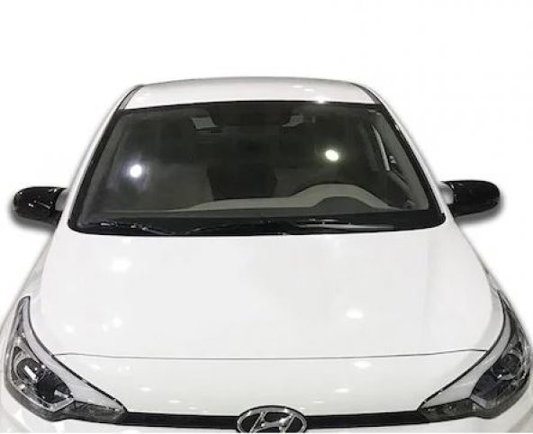 Hyundai İ20 2014 Sonrası Sinyalsiz Batman Yarasa Ayna Kapağı Piano Black ABS Plastik ürün görseli 1