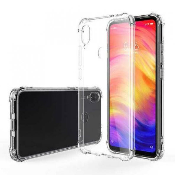 Redmi Note 7 Nitro Antişok Silikon Kılıf Kenar Korumalı - Resim 5