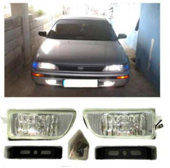 Carub Efsane Kasa Toyota Tip Sis Lambası 12V Beyaz 2 Adet(Emark Belgeli) ürün görseli 1
