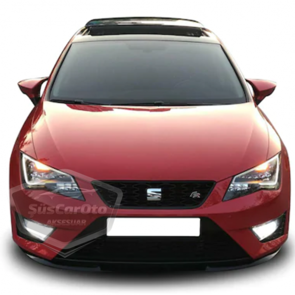 Seat Leon MK3 MK3.5 2012-2020 Batman Yarasa Ayna Kapağı Piano Black ABS Plastik ürün görseli 1