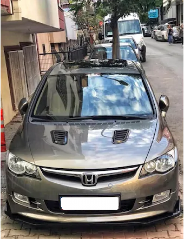 Honda Civic FD6 Piano Black Kaput Üstü Havalandırma Izgarası ürün görseli 1