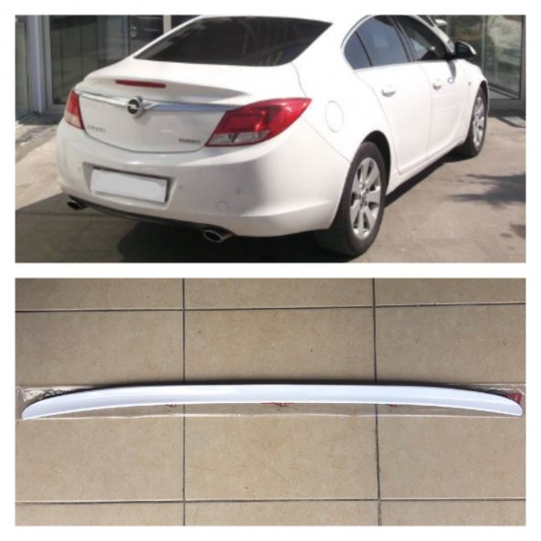 Opel İnsignia Bagaj Üstü Spoiler Bagaj Çıtası Parlak Beyaz ürün görseli 1