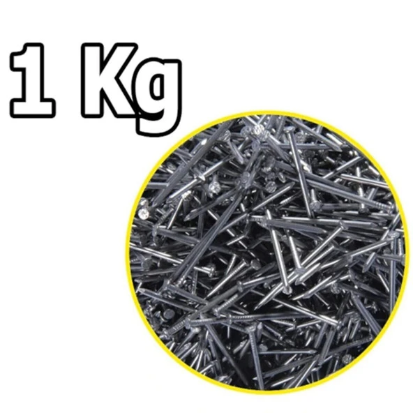 Genel Amaçlı Başlı İnşaat Ahşap Çivisi 6lık (1 Kg) ürün görseli 1