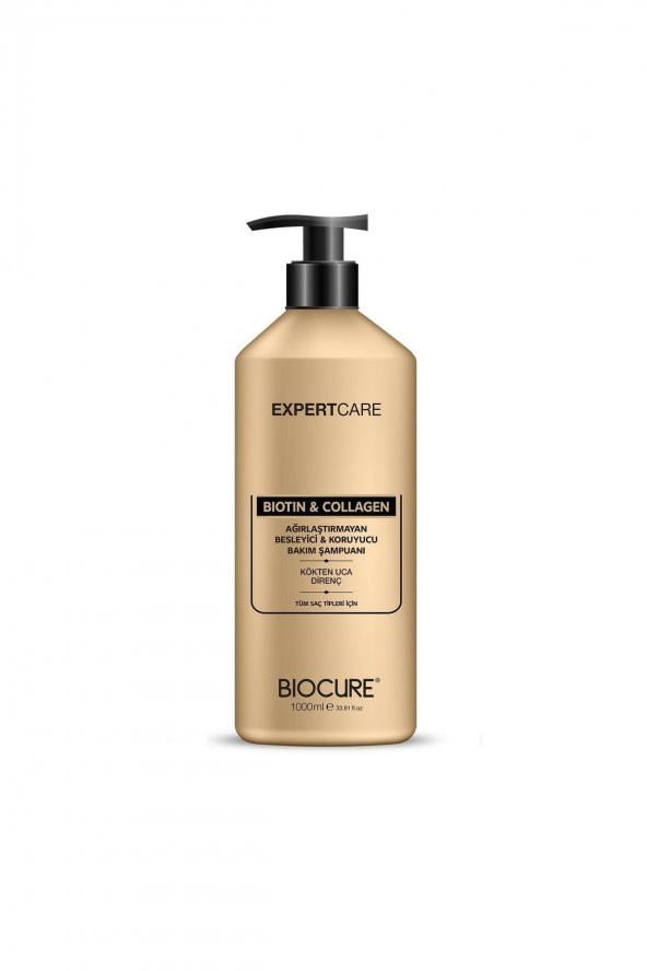 Biocure Expert Care Biotin & Collagen Bakım Şampuanı 1000ml ürün görseli 1