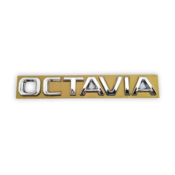 Skoda Octavia 3 A7 2013-2020 Arka Bagaj Kapağı OCTAVIA Yazısı 5E0853687 ürün görseli 1