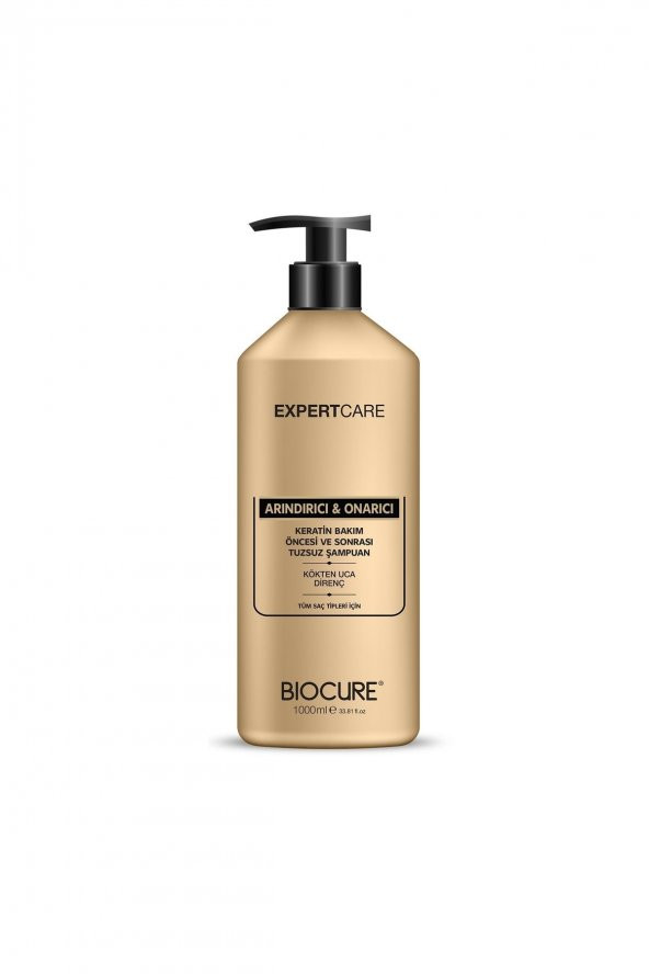 Biocure Expert Care Arındırıcı & Onarıcı Tuzsuz Şampuan 1000 ml ürün görseli 1