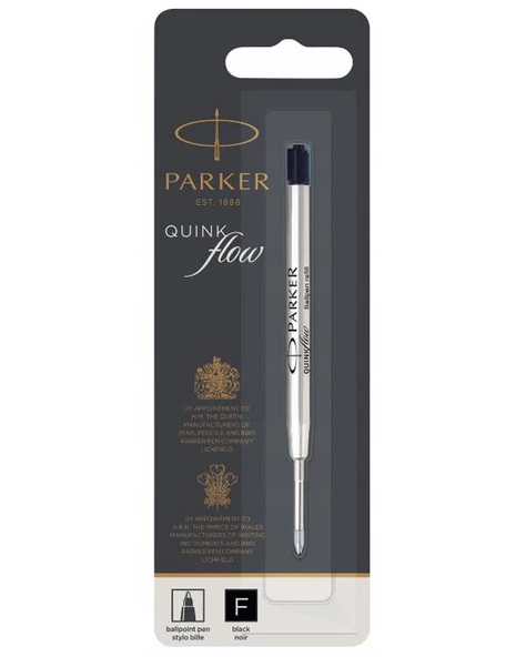 Parker Tükenmez Kalem Refili Siyah F Uç 1950367 ürün görseli 1