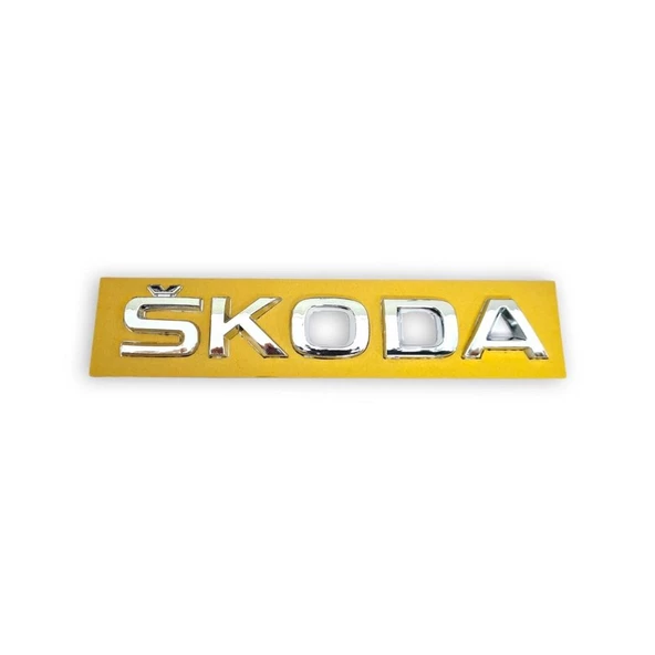 Skoda Citigo 2012-2020 Arka Bagaj Kapağı SKODA Marka Yazısı 5JA853687 ürün görseli 1
