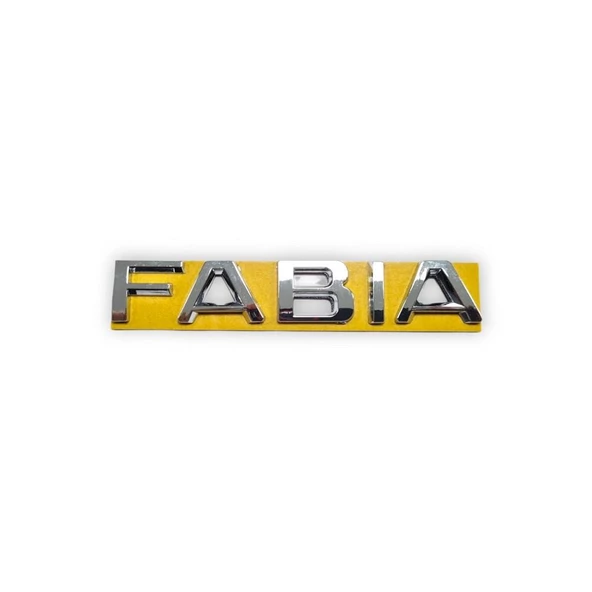 Skoda Fabia 3 2015-2021 Arka Bagaj Kapağı FABIA Model Yazısı 5J6853687AA ürün görseli 1