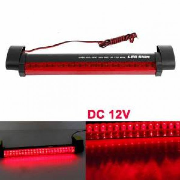 Araç Cam İçi Harici Stop Lambası 24 Ledli Üniversal 12 Volt ürün görseli 1