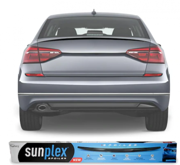 SUNPLEX Volkswagen Passat B7 / B8 / B8.5  Bagaj Üstü Spoiler Piano Black ürün görseli 1