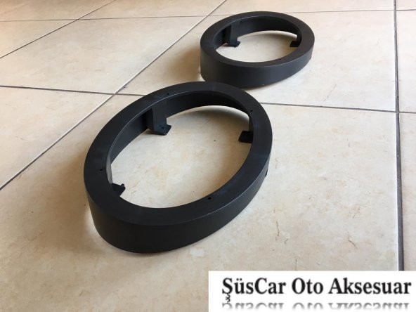 6x9 Üniversal Oval Hoparlör Yükseltici Hoparlör Kasnağı 2 Adet ürün görseli 1