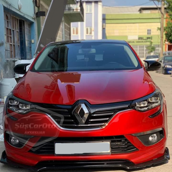 Renault Megane 4 2016 Sonrası Batman Yarasa Ayna Kapağı Piano Black ABS Plastik ürün görseli 1