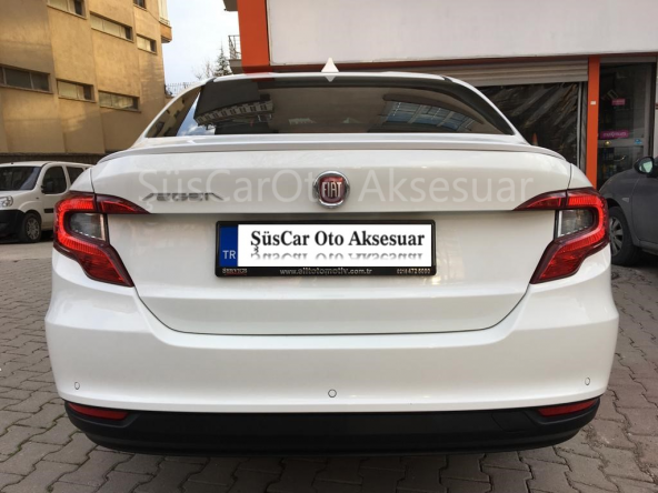 Fiat Egea Bagaj Üstü Slim Spoiler Parlak Beyaz ürün görseli 1