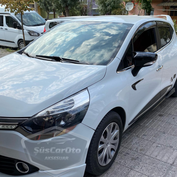 Renault Clio 4 2012-2019 Batman Yarasa Ayna Kapağı Piano Black ABS Plastik ürün görseli 1