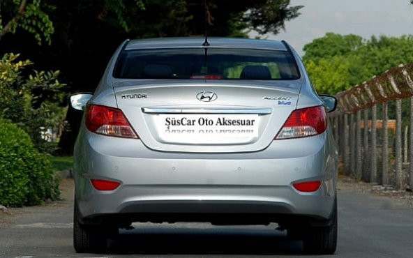 Hyundai Accent Blue Bagaj Üstü Slim Spoiler Parlak Beyaz ürün görseli 1