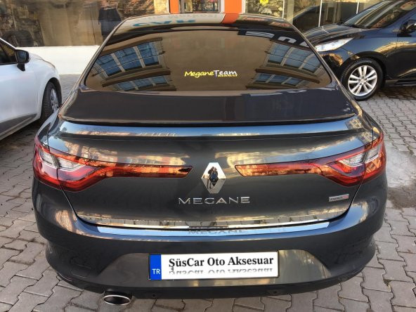 Renault Megane 4 Sedan Kasa Bagaj Üstü Spoiler Piano Black Siyah ürün görseli 1