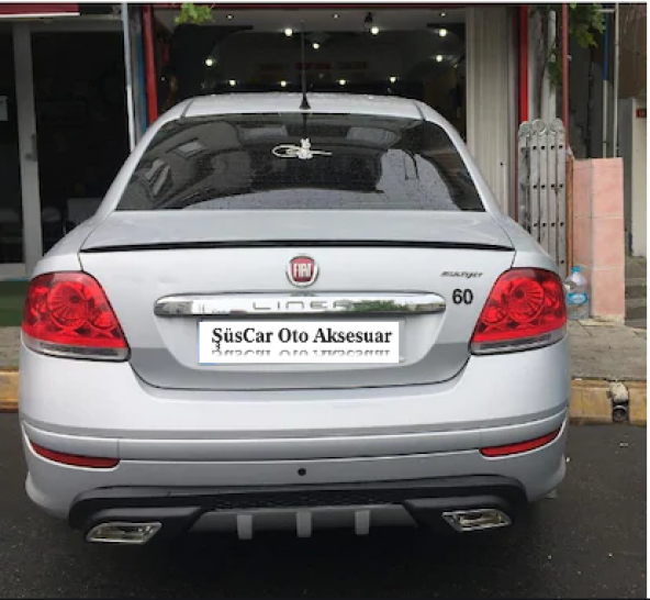 Fiat Linea Bagaj Üstü Spoiler Bagaj Çıtası Piano Black ürün görseli 1