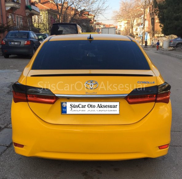 Toyota Corolla 2013-2018 Sedan Bagaj Üstü Spoiler Piano Black ürün görseli 1