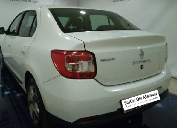 Renault Symbol 2013 Sonrası Bagaj Üstü Spoiler Parlak Beyaz ürün görseli 1