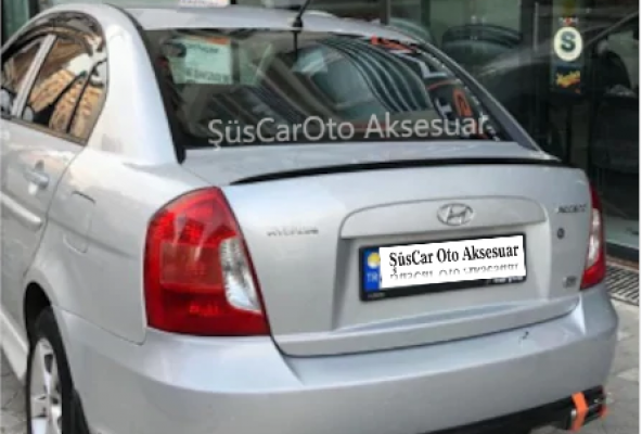 Hyundai Accent Era Bagaj Üstü Spoiler Bagaj Çıtası Piano Black ürün görseli 1