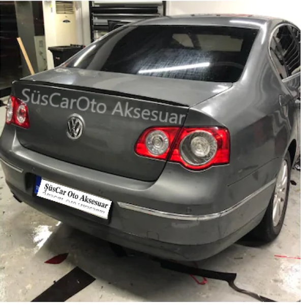 Volkswagen Passat B6 Bagaj Üstü Spoiler Bagaj Çıtası Piano Black ürün görseli 1